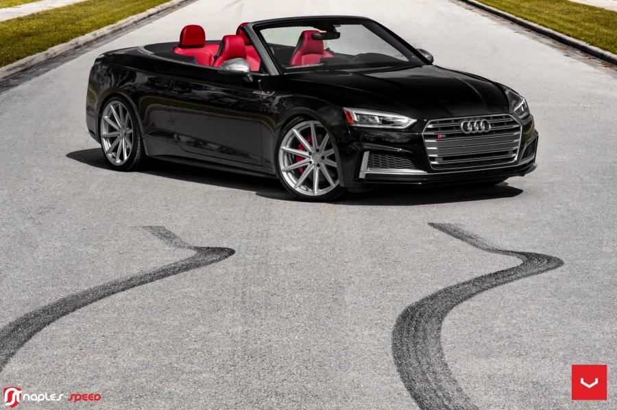  Audi S5 Cabriolet on Vossen Wheels (VFS10) 2017 года  (фото 5 из 13)